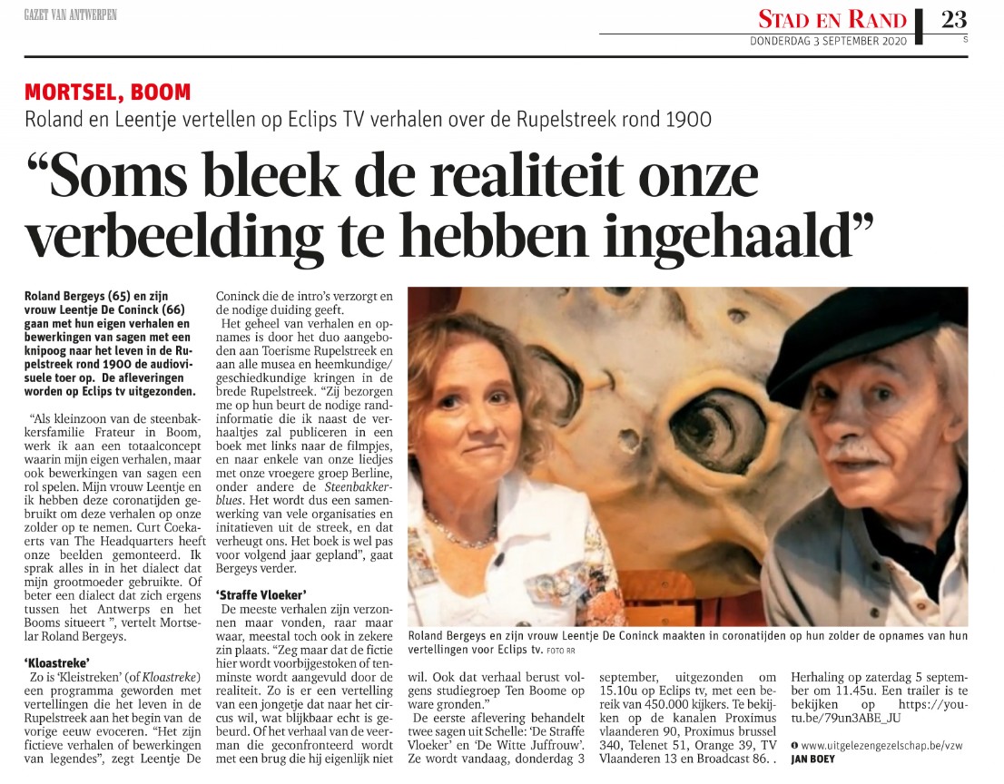 "Kloastreike" in de pers - Gazet Van Antwerpen